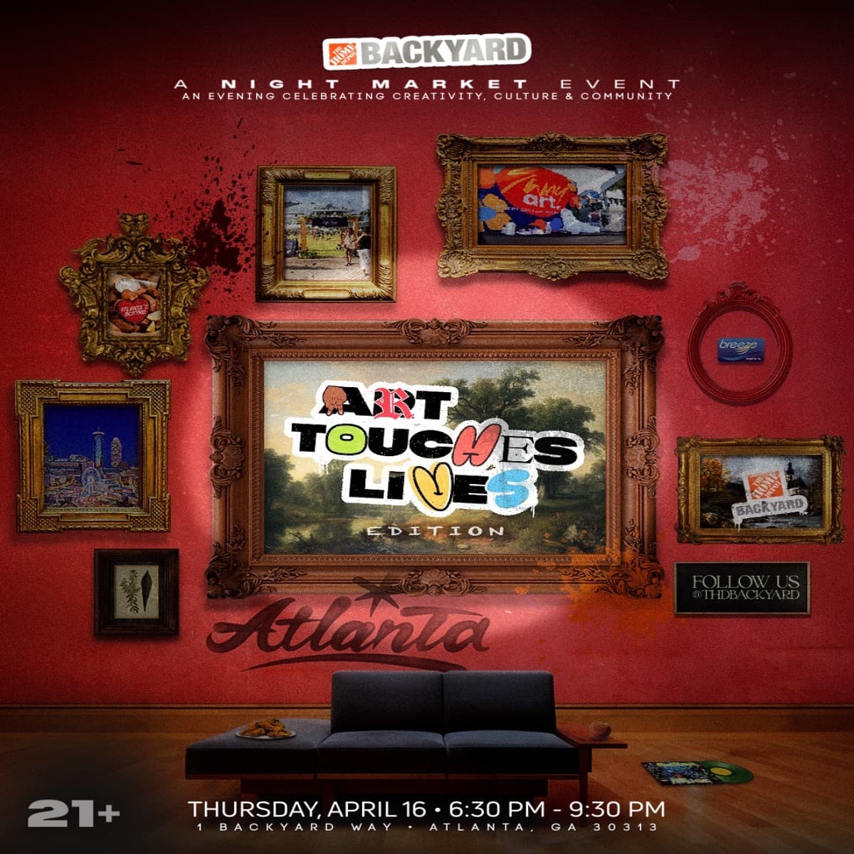 Night Market at The Home Depot Backyard: Art Touches Lives Edition