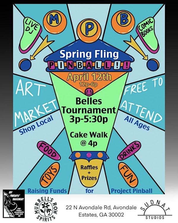 Spring Fling Pinball Tournament + Market